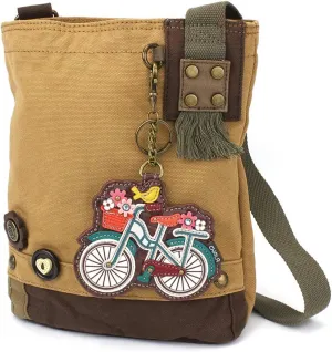 Chala Patch Cross-Body Women Handbag Canvas Messenger Bag
