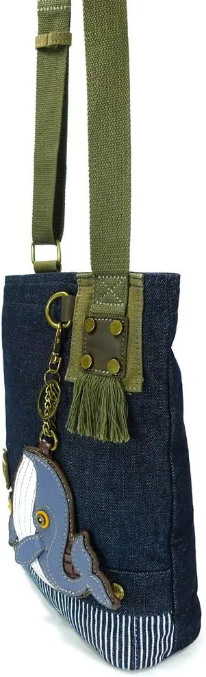 Chala Patch Cross-Body Women Handbag, Canvas Messenger Bag