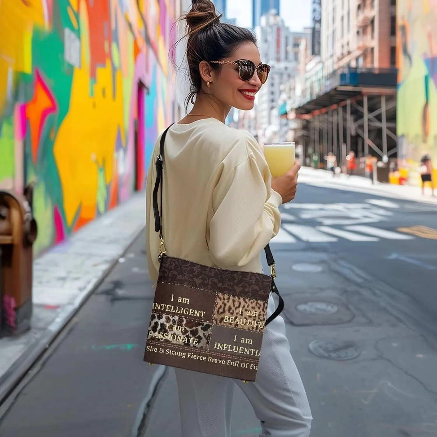 Christian Tote Bags for Women, God Quotes Leather Handbags Bucket Bags, PU Leather Bible Church Bag Satchel Hobo
