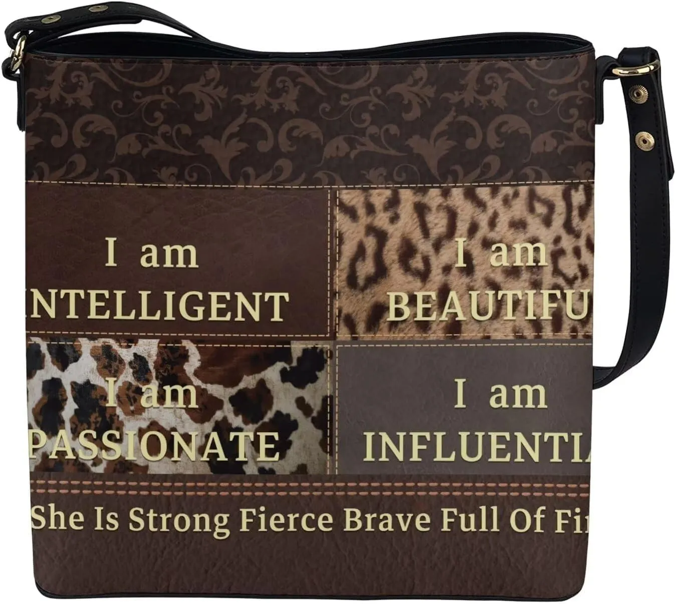 Christian Tote Bags for Women, God Quotes Leather Handbags Bucket Bags, PU Leather Bible Church Bag Satchel Hobo