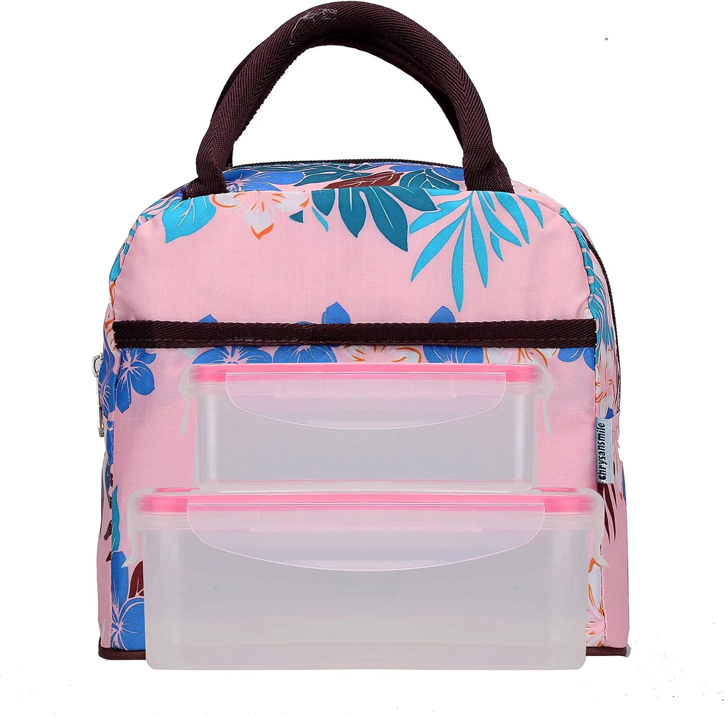 Chrysansmile Insulated Lunch Box for Women Small Lunch Bag Travel Cooler Bag Reusable Cute Lunch Tote for Work Picnic