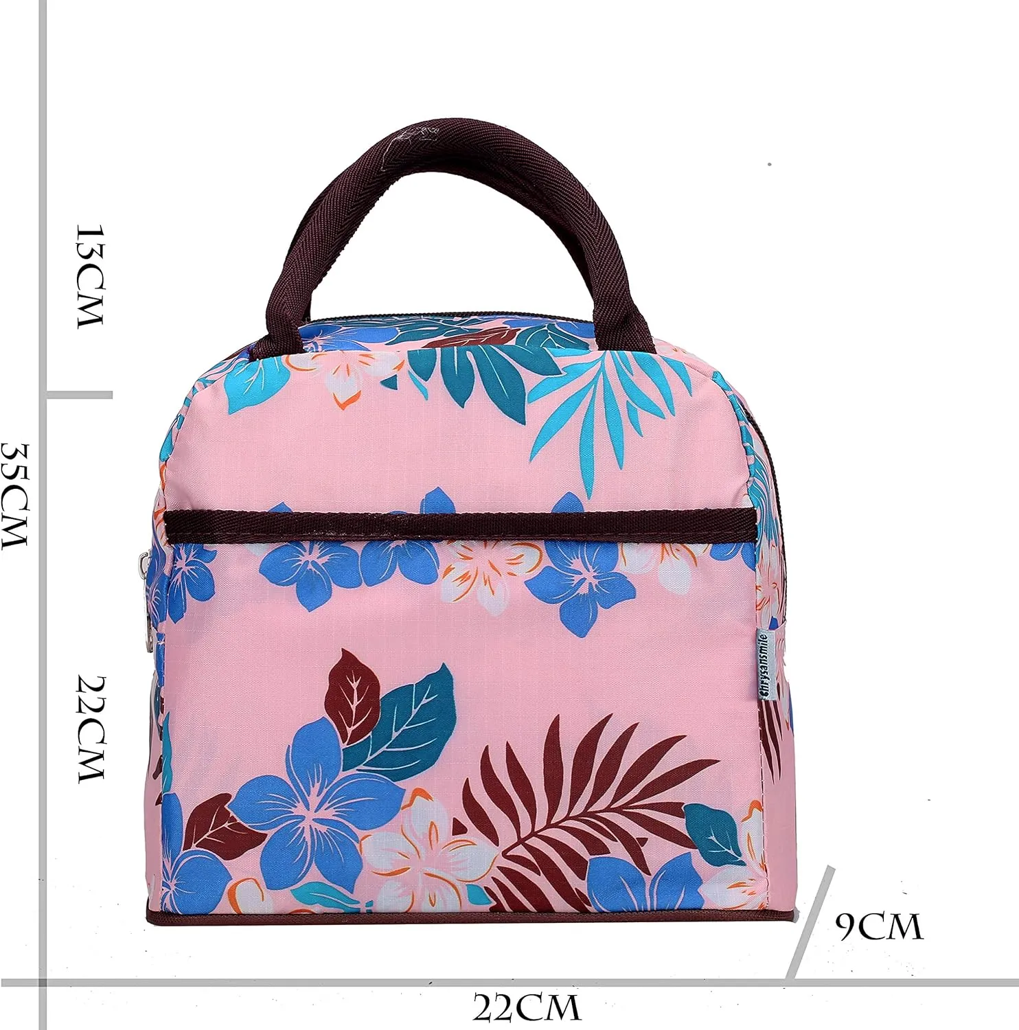 Chrysansmile Insulated Lunch Box for Women Small Lunch Bag Travel Cooler Bag Reusable Cute Lunch Tote for Work Picnic