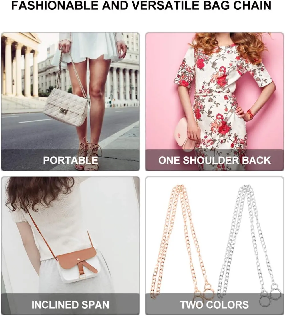 CIMAXIC Fashion Handbag Chain Gold Chain for Crossbody Bag Metal Bag Chain Alloy Chain Bag Decorati