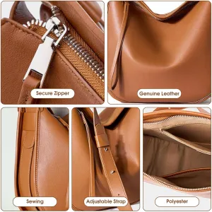 cjc Tote Bag, Modern Tote Bag for Women, Leather Tote Bag for Work,Tote Bag with Zipper Shoulder Bag, Leather Tote Bags Daily