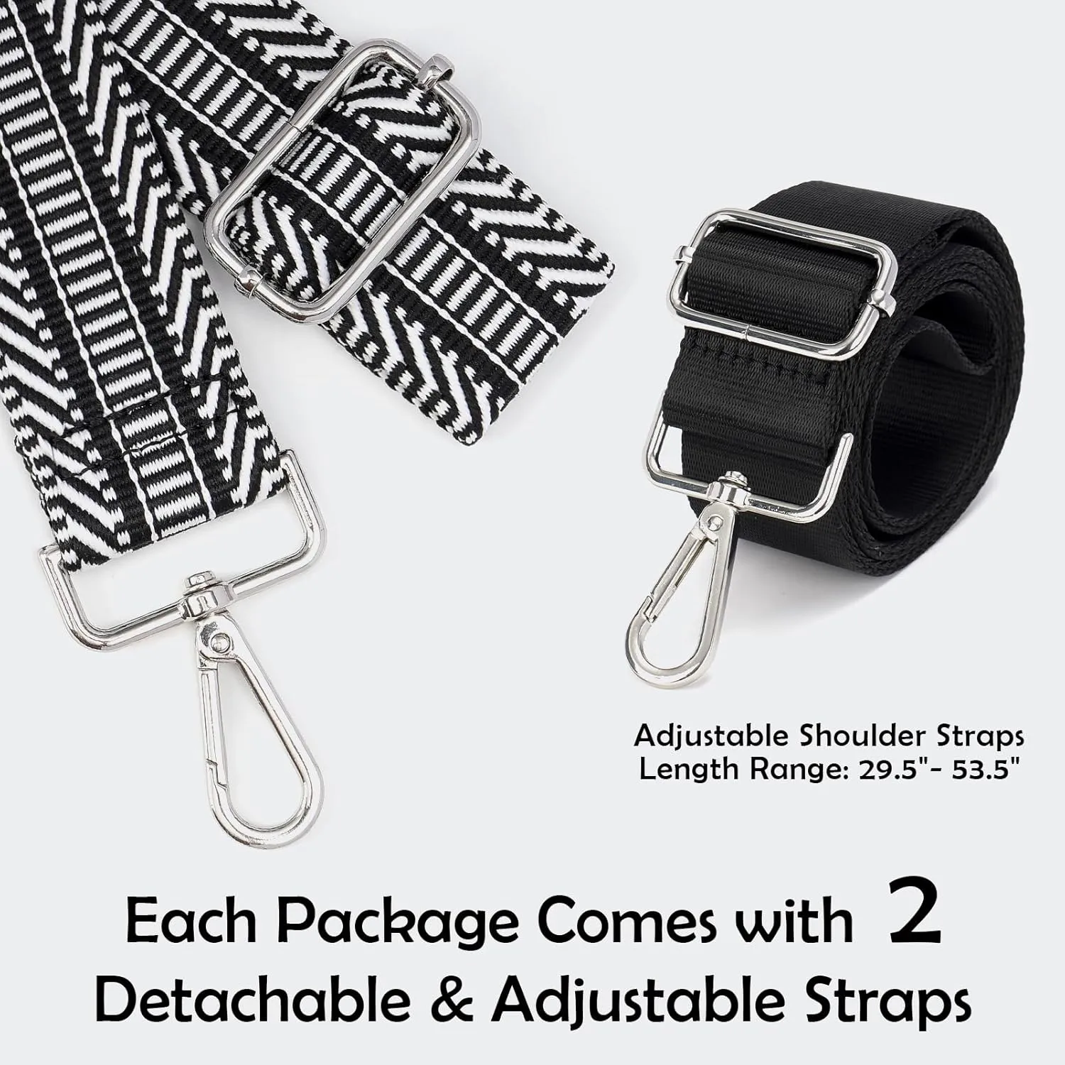 Clear Bags For Events With 2 Extra-Long Straps, 4 Pockets Clear Crossbody Bags For Women