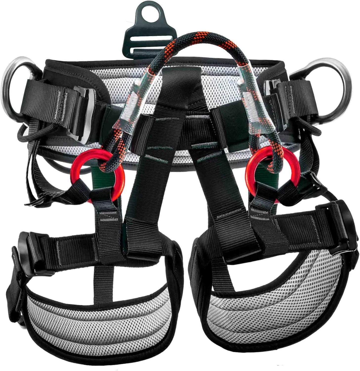 Climbing belts, Thicken Professional Large Size Safety Seat Belts for Tree Climbing, Rescuing Work, Rappelling