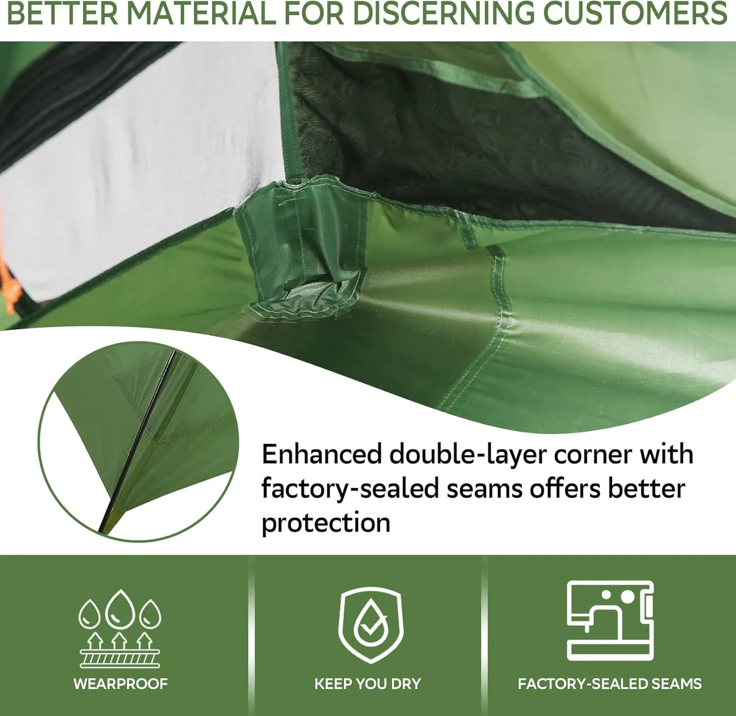 Clostnature Crux Lightweight Tent for Backpacking - 1/2/3/4 Person Ultralight Backpacking Tent, Waterproof Easy Setup Camping Tent, Hiking Tent for Outdoor, Hiking and Mountaineering