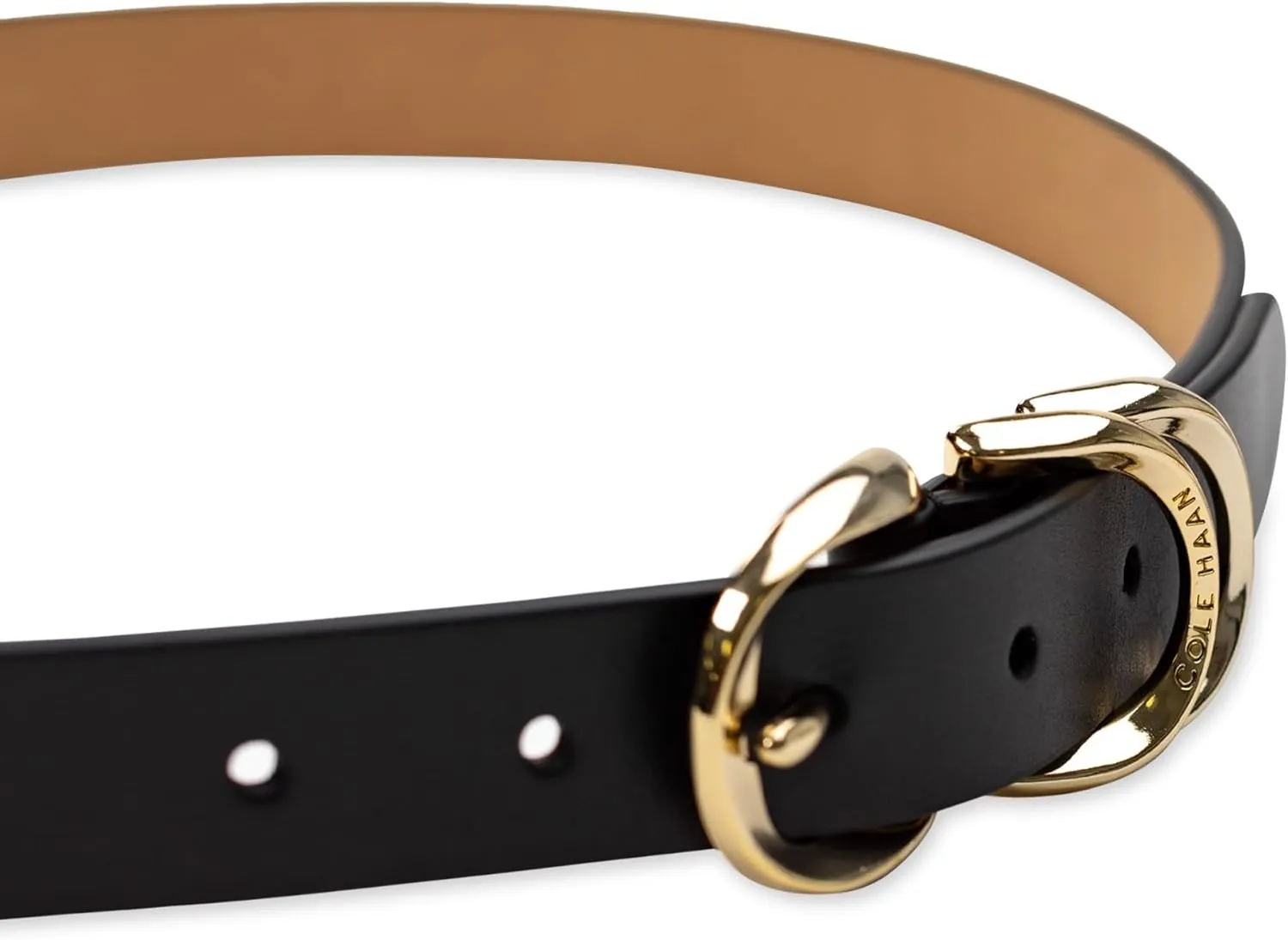 Cole Haan Women's Metal Loop Skinny Dress Belt