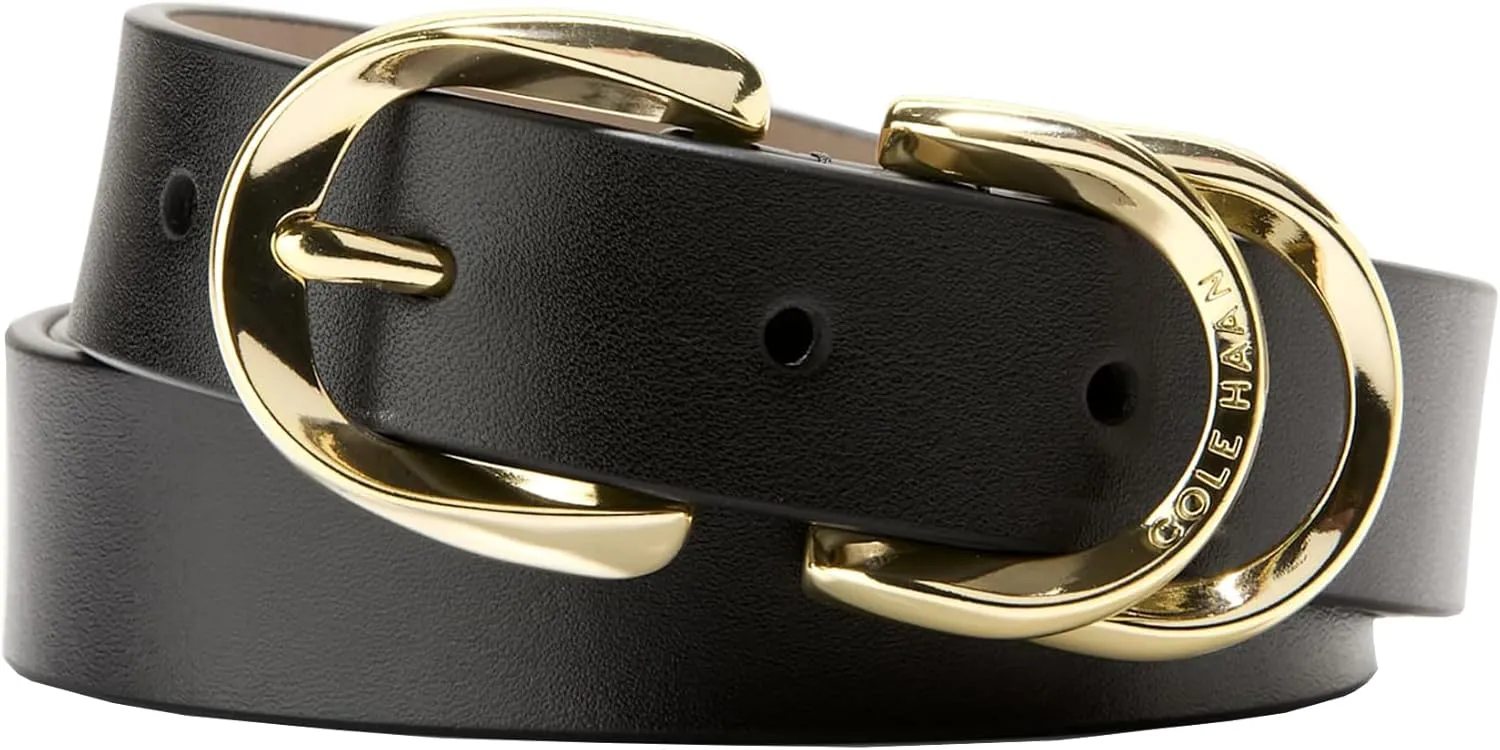 Cole Haan Women's Metal Loop Skinny Dress Belt