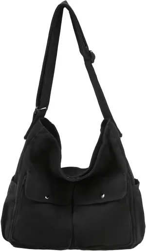 Collsants Messenger Bag Hobo Crossbody Bags for Women Canvas Bag Crossbody Tote Bag Shoulder Bag