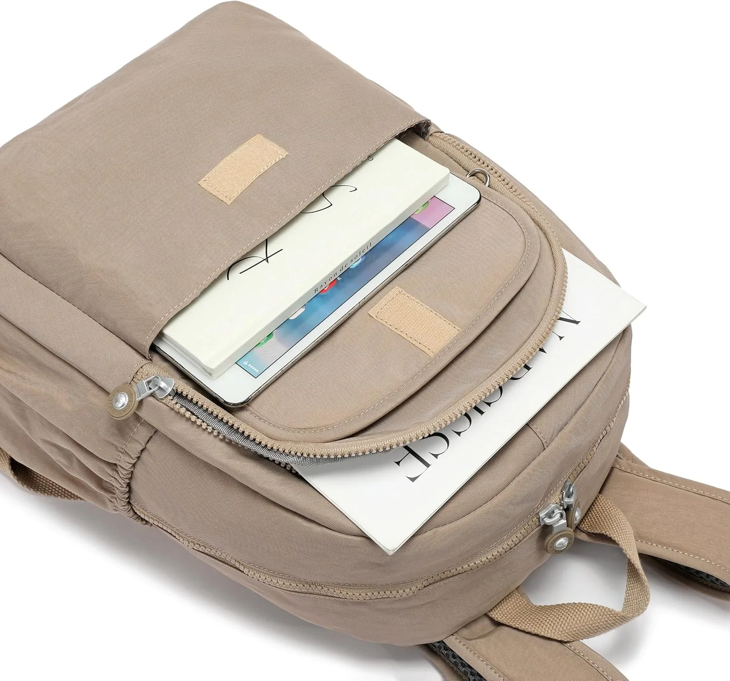 Compact Hiking Nylon Waterproof Laptop Backpack Purse for Women and Men, Small Lightweight Travel Casual Outdoor Dayback