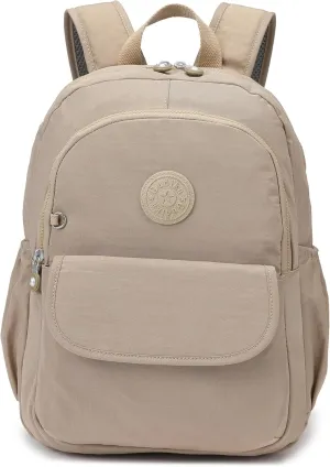 Compact Hiking Nylon Waterproof Laptop Backpack Purse for Women and Men, Small Lightweight Travel Casual Outdoor Dayback