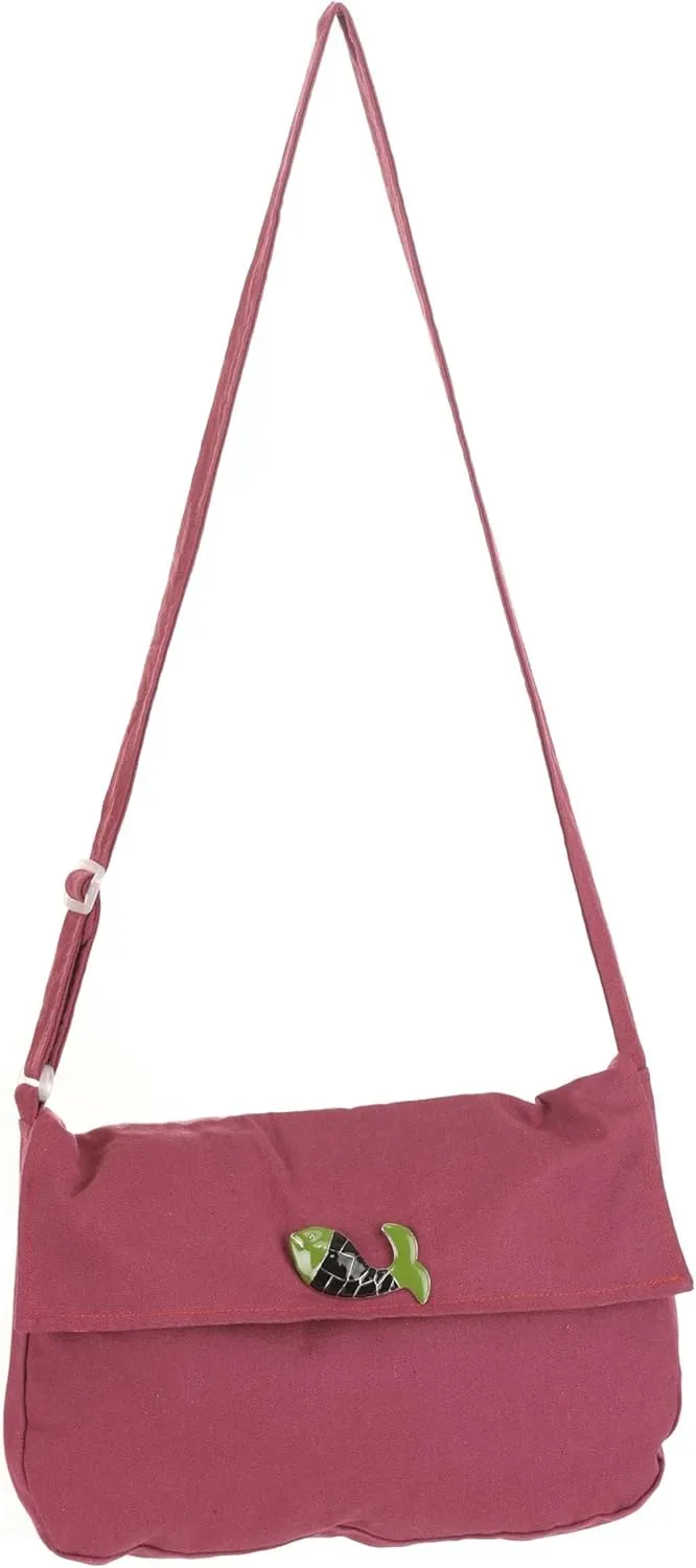 Coraline Cosplay Fish Bag Including Adjustable Strap - Premium Licensed Novelty Messenger Accessory