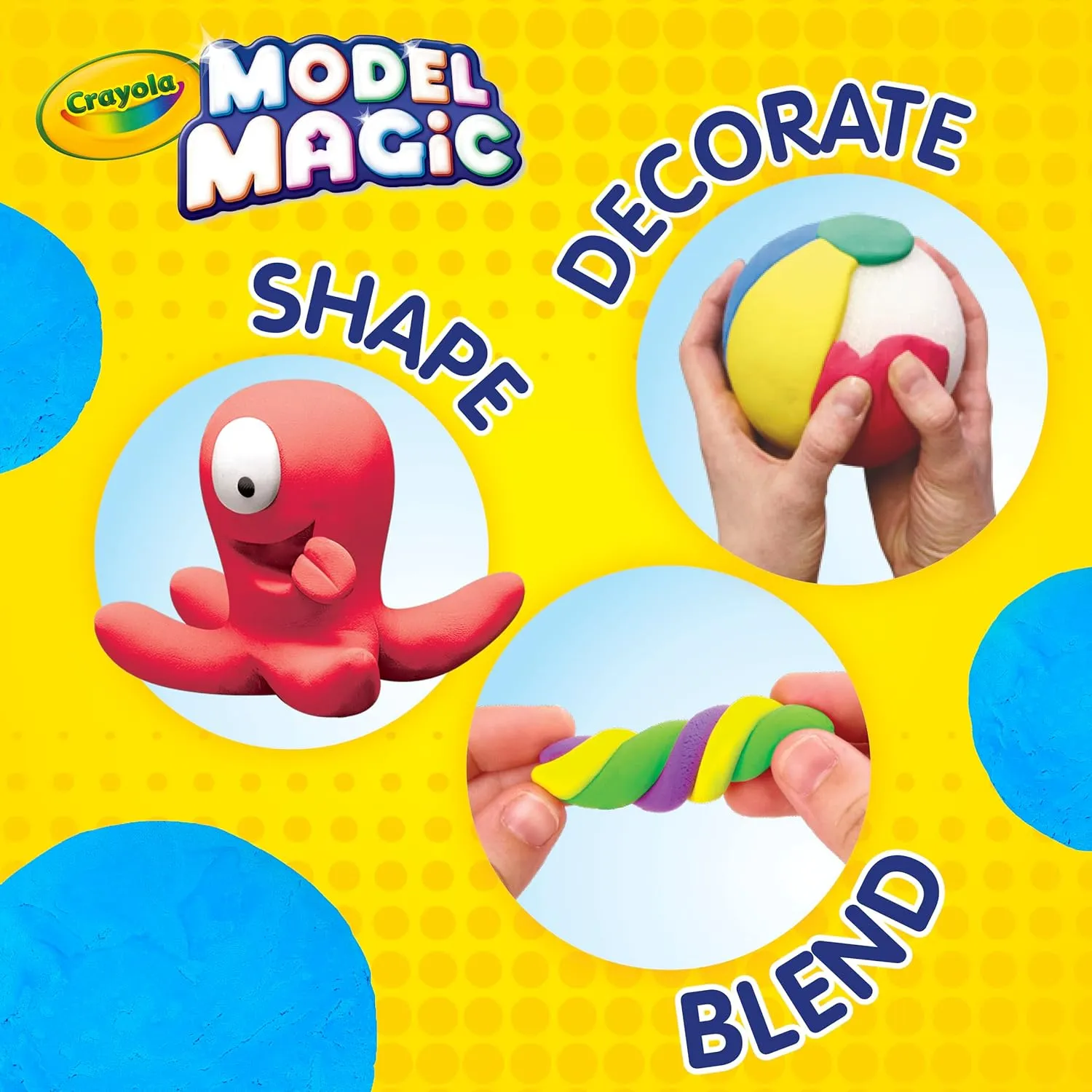 Crayola Model Magic (75ct), Kids Modeling Clay Alternative, 1oz Packs, School Supplies, Air Dry Clay, Modeling Material, Ages 3 