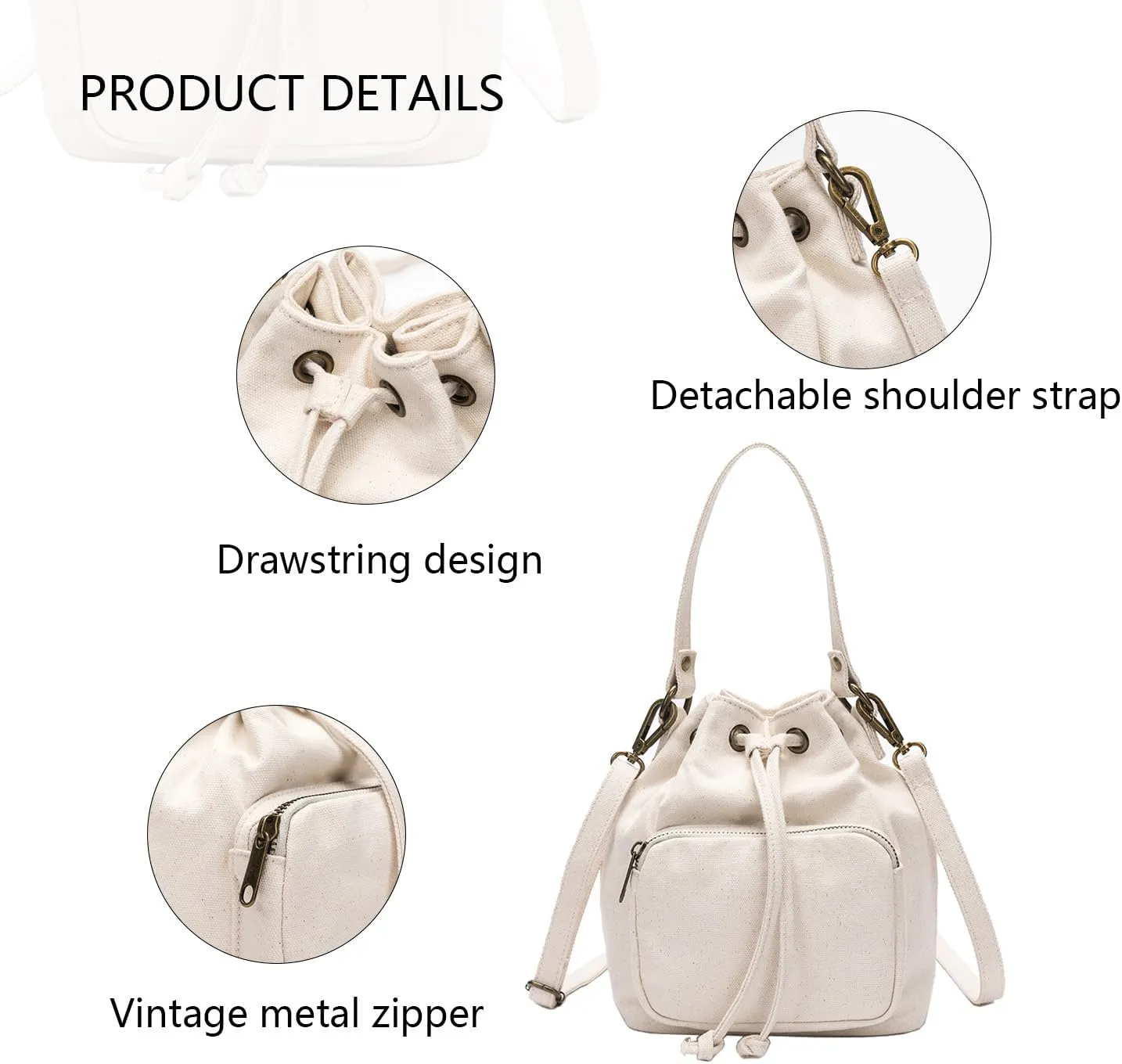 Crossbody Bag for Women - Stylish Bucket Handbag - Lightweight and Convenient - Ideal for Everyday Use