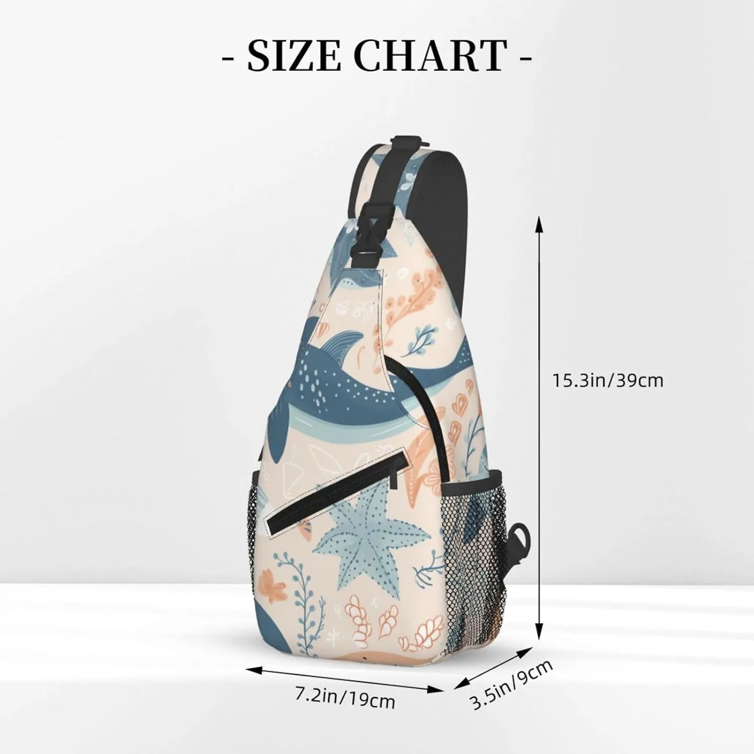 Crossbody Bags for Women Men Trendy Sling Bag Casual Chest Bag Yellow Pattern Shoulder Bag for Travel Sport