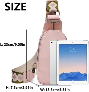 Crossbody Bags for Women Small Sling Bag Leather Cell Phone Bag Chest Bag Coin Purse Adjustable Straps Backpack (Misty Grey)