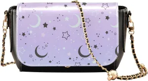 Crossbody Bags for Women Trendy Women's Black Shoulder Bag Small PU Leather Flap Cross Body Bag Handbags