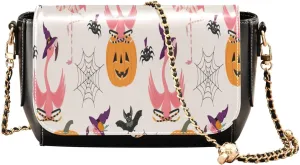 Crossbody Bags for Women Trendy Women's Black Shoulder Bag Small PU Leather Flap Cross Body Bag Handbags