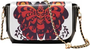Crossbody Bags for Women Trendy Women's Black Shoulder Bag Small PU Leather Flap Cross Body Bag Handbags
