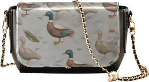 Crossbody Bags for Women Trendy Women's Black Shoulder Bag Small PU Leather Flap Cross Body Bag Handbags
