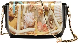 Crossbody Bags for Women Trendy Women's Black Shoulder Bag Small PU Leather Flap Cross Body Bag Handbags