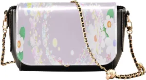 Crossbody Bags for Women Trendy Women's Black Shoulder Bag Small PU Leather Flap Cross Body Bag Handbags