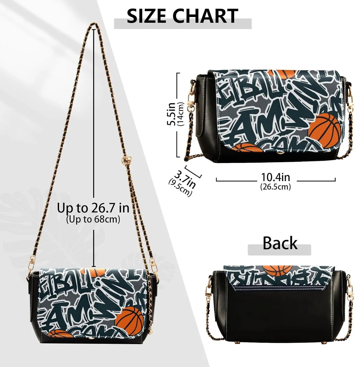 Crossbody Bags for Women Trendy Women's Black Shoulder Bag Small PU Leather Flap Cross Body Bag Handbags