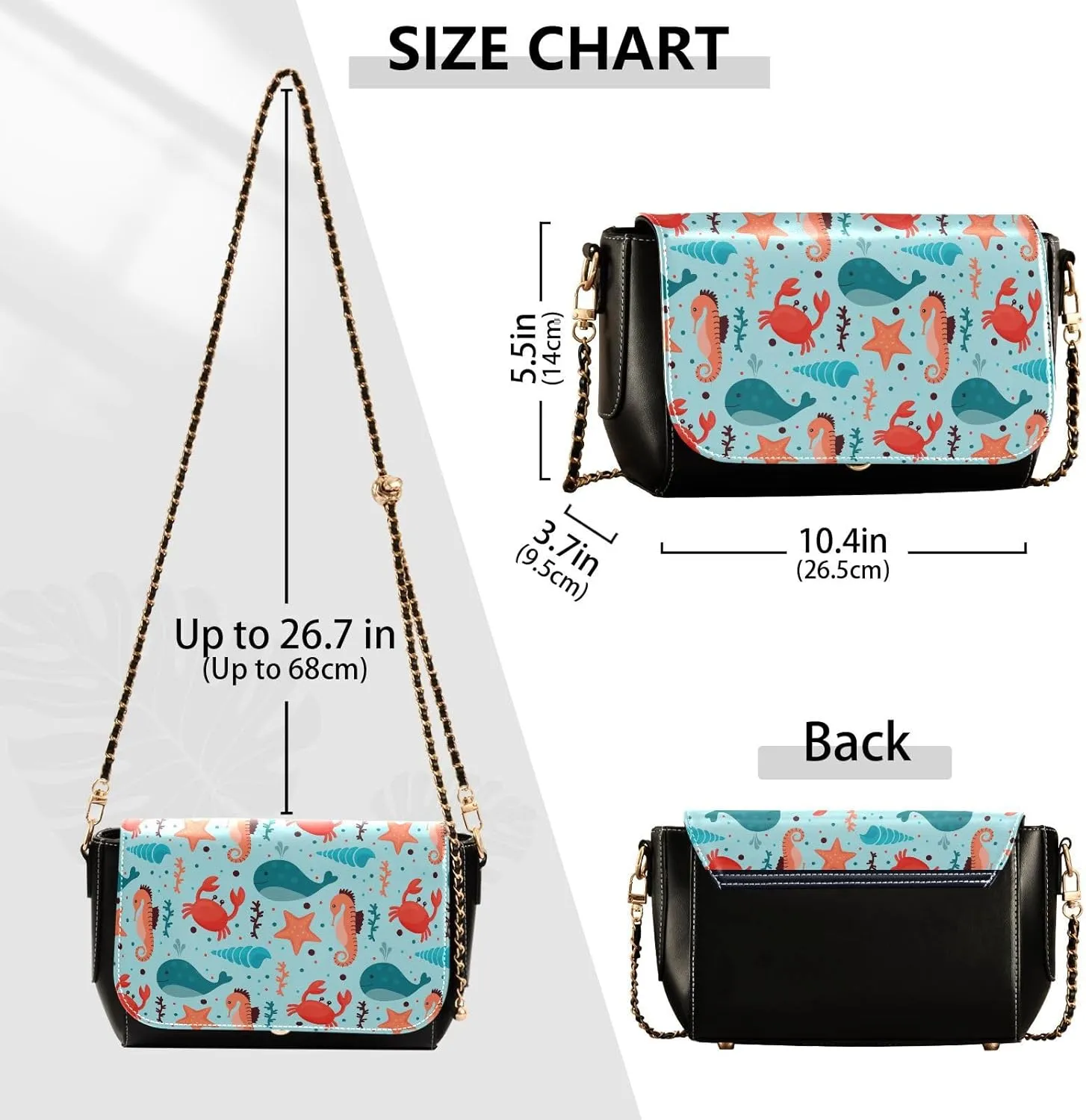 Crossbody Bags for Women Trendy Women's Black Shoulder Bag Small PU Leather Flap Cross Body Bag Handbags
