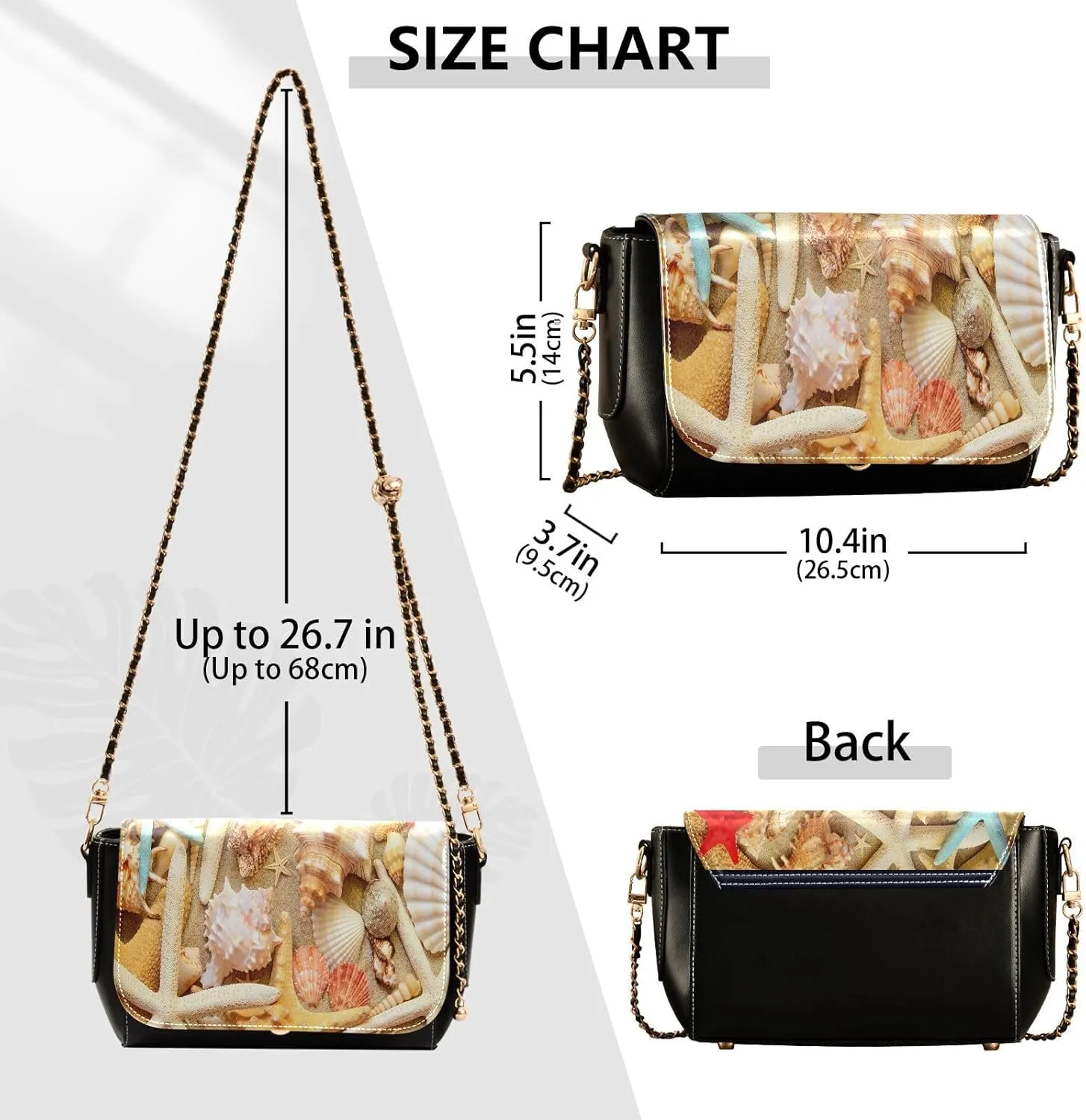 Crossbody Bags for Women Trendy Women's Black Shoulder Bag Small PU Leather Flap Cross Body Bag Handbags