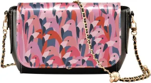 Crossbody Bags for Women Trendy Women's Black Shoulder Bag Small PU Leather Flap Cross Body Bag Handbags