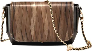 Crossbody Bags for Women Trendy Women's Black Shoulder Bag Small PU Leather Flap Cross Body Bag Handbags