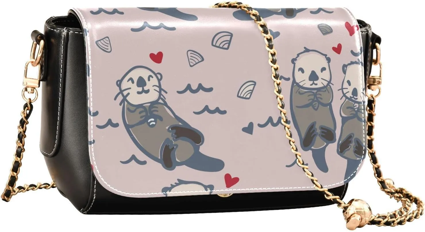 Crossbody Bags for Women Trendy Women's Black Shoulder Bag Small PU Leather Flap Cross Body Bag Handbags