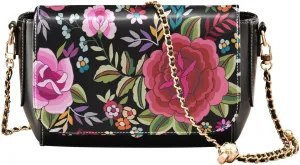 Crossbody Bags for Women Trendy Women's Black Shoulder Bag Small PU Leather Flap Cross Body Bag Handbags