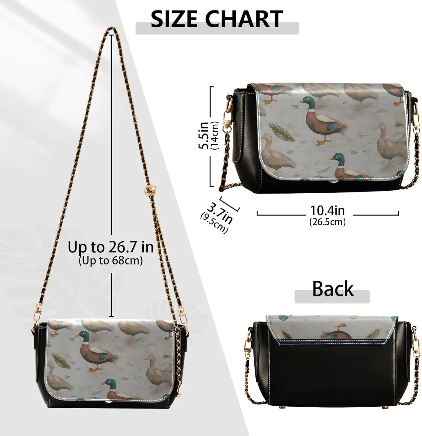 Crossbody Bags for Women Trendy Women's Black Shoulder Bag Small PU Leather Flap Cross Body Bag Handbags