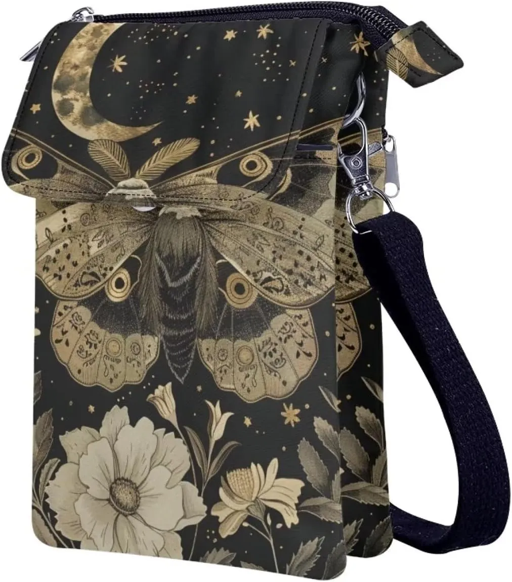 Crossbody Messenger Bag for Women Small Sling Bag Canvas Shoulder Bag Wallet Purse