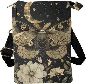 Crossbody Messenger Bag for Women Small Sling Bag Canvas Shoulder Bag Wallet Purse
