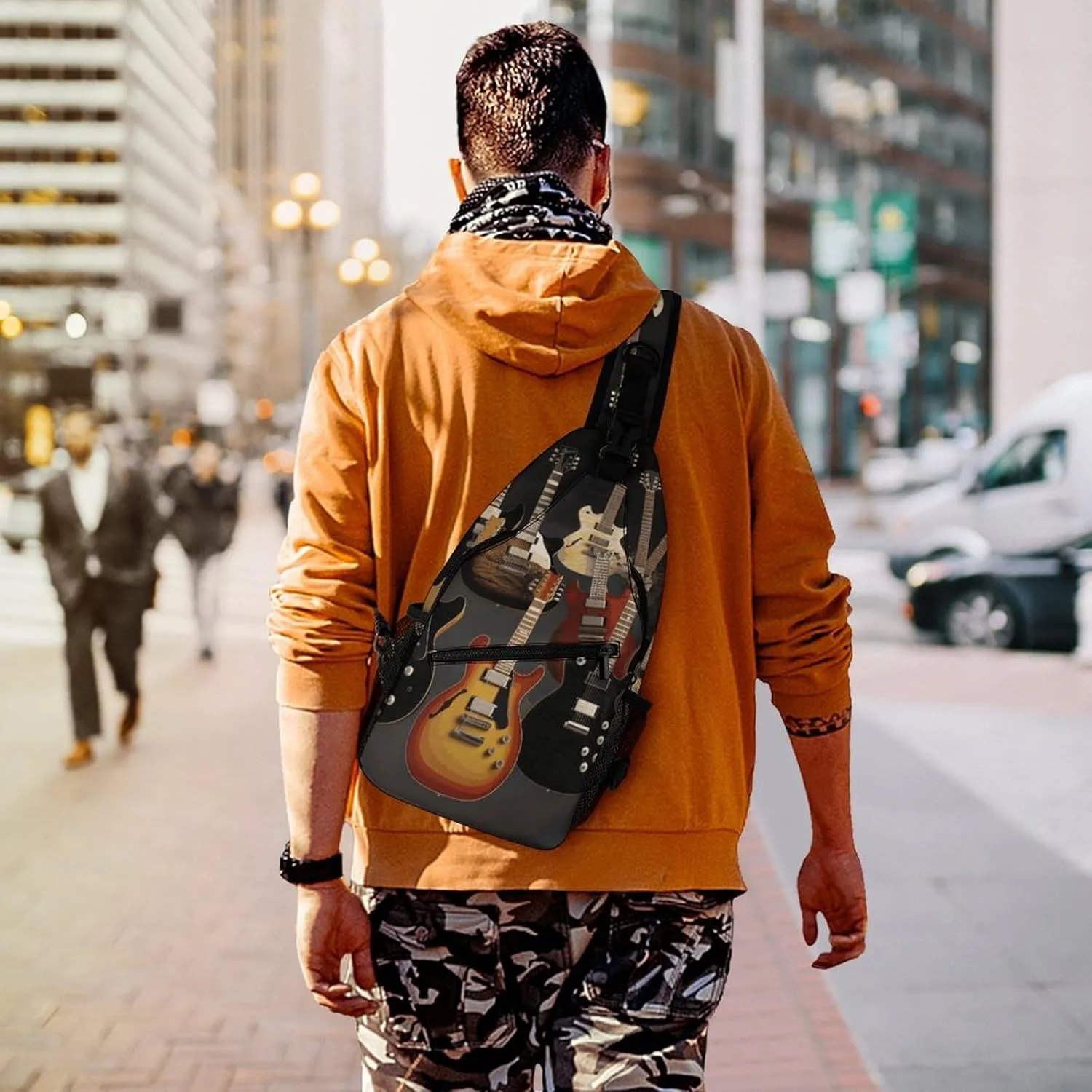 Crossbody Sling Bag Whale Backpack Sling Bag Travel Hiking Chest Bag Shoulder Bag Daypack