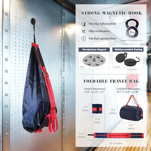 Cruise Ship Essentials - Must Haves for Carnival, MSC, NCL - Luggage Tag Holder, Cruise Approved Non-Surge Power Strip, Magnet Hook, Waterproof Phone Case, Cruise Card Holder Magnetic Pouch