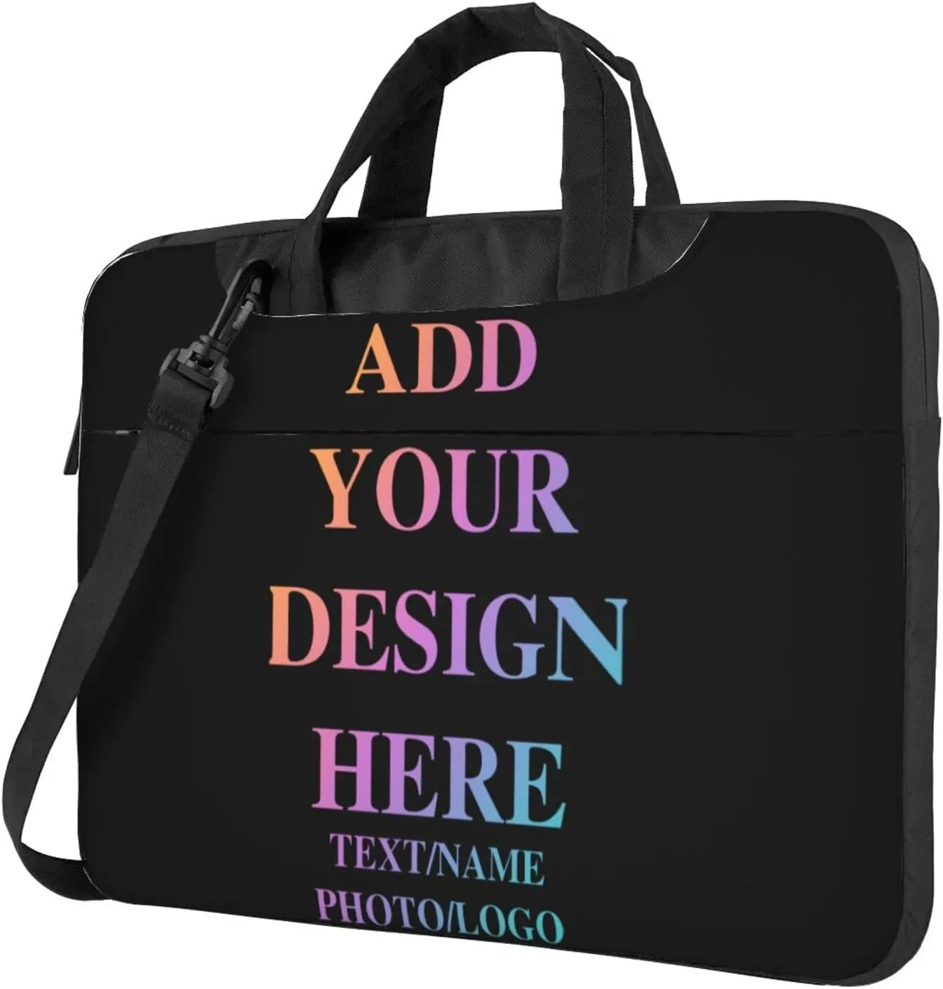 Custom Laptop Bag Personalized Laptop Shoulder Bag Design Your Own Image Text Customized Computer Bag Carrying Cases Business