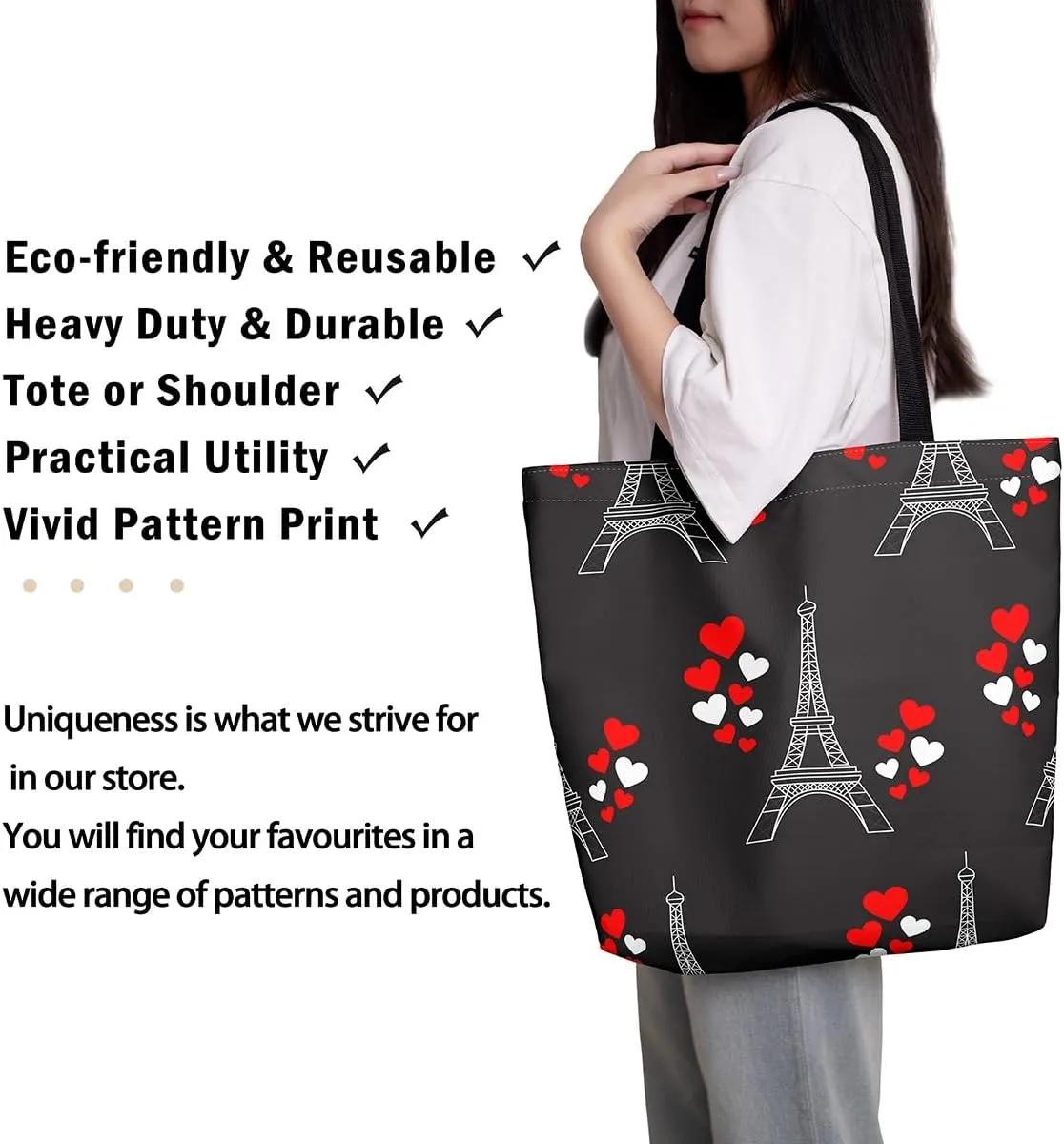 Cute Axolotl Canvas Tote Bag Rainbow Axolotls Shoulder Bag,Ocean Nautical Sea Animal Reusable Grocery Shoulder Bag
