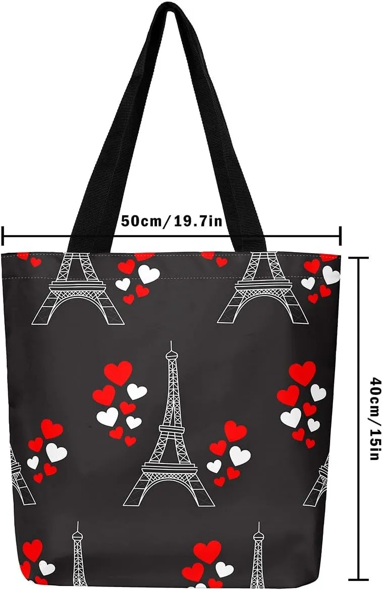 Cute Axolotl Canvas Tote Bag Rainbow Axolotls Shoulder Bag,Ocean Nautical Sea Animal Reusable Grocery Shoulder Bag