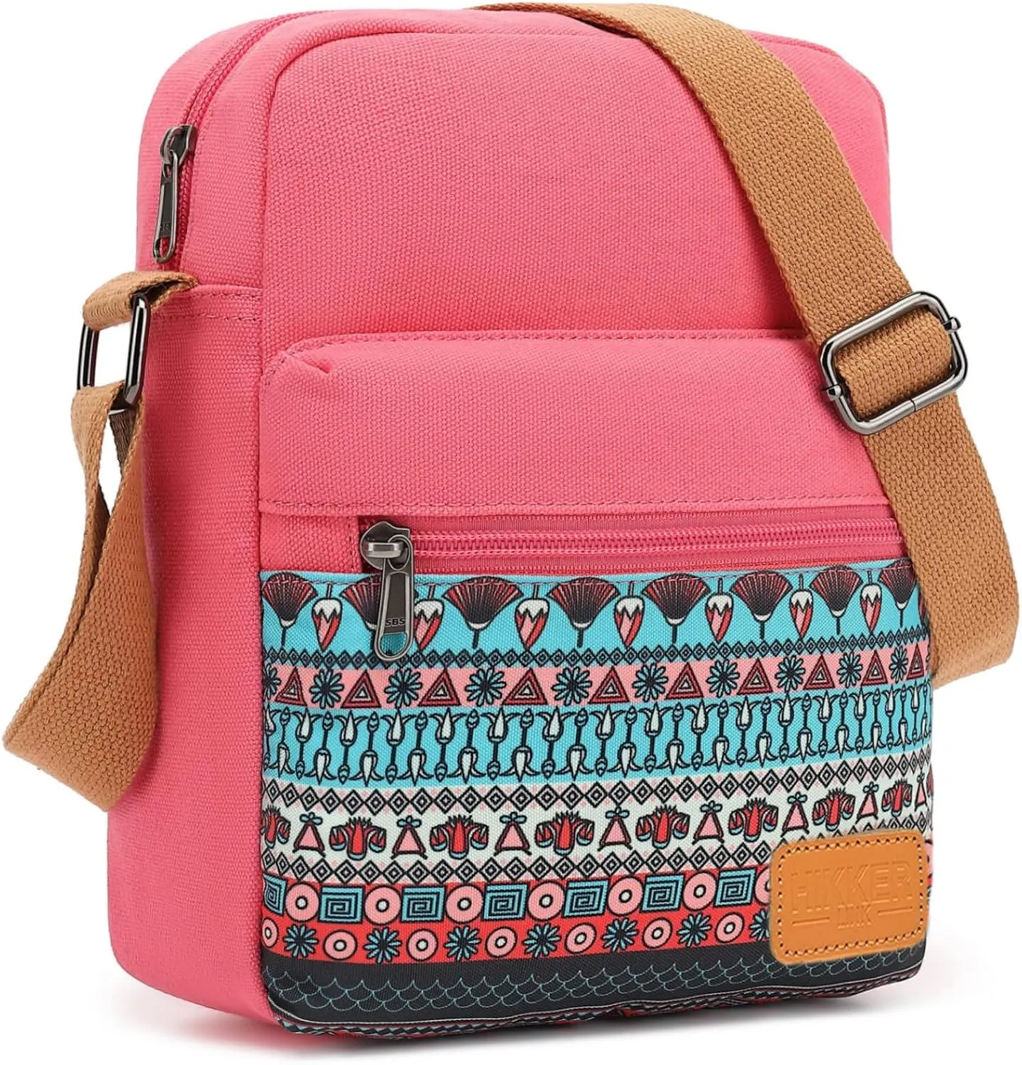 Cute Crossbody Bag and Purse Casual Canvas Shoulder Bag for Women
