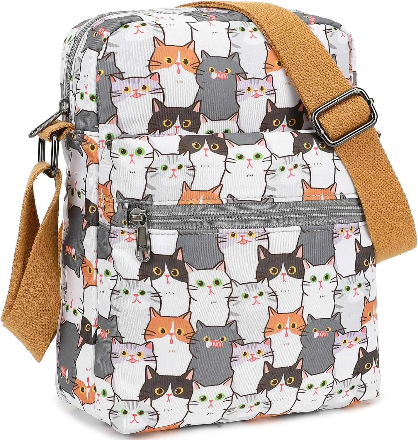 Cute Crossbody Bag and Purse Casual Canvas Shoulder Bag for Women