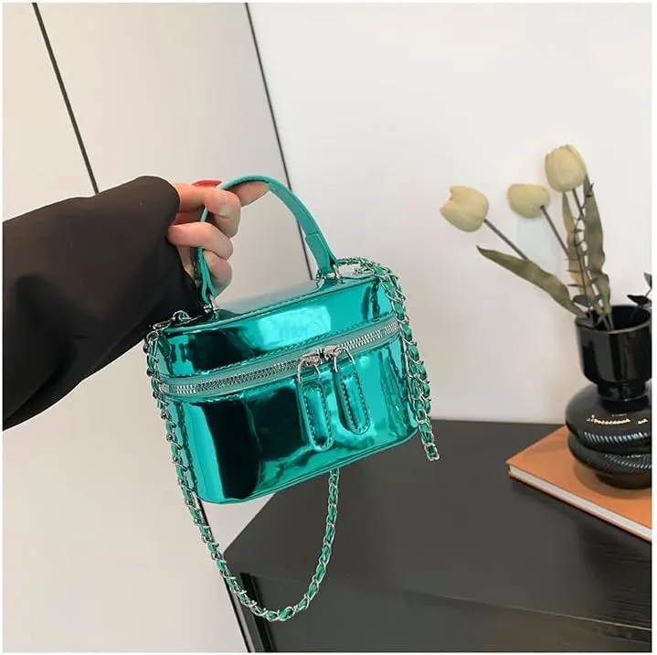 Cute Handbag Purse for Women, Sling Purse Aesthetic Grunge Top Handle Bag Fashion Y2K Shoulder Handbags Women Ladies (green)