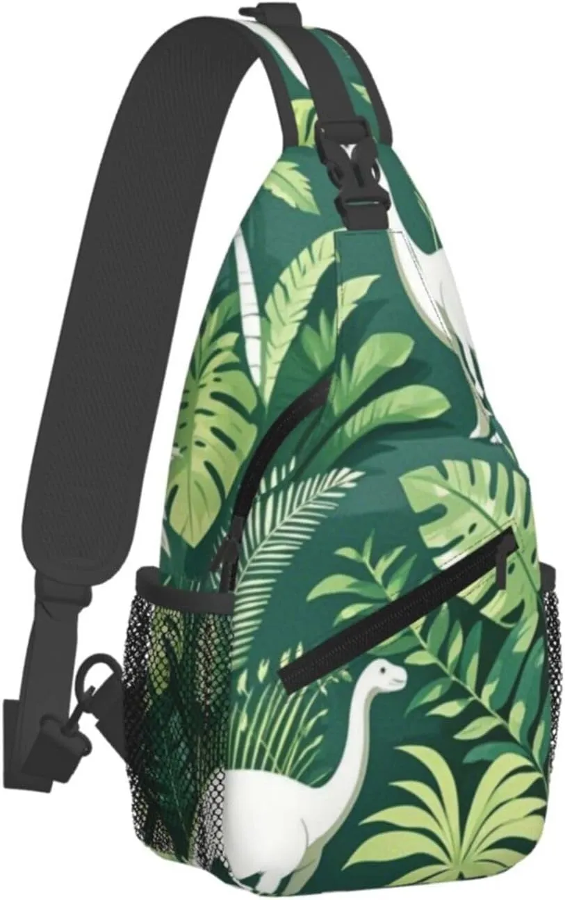 Cute Pandas Living in a Tree House Crossbody Bags Cross Chest Bag Adjustable Sling Backpack for Women Men