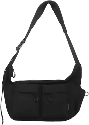 Dallaswind Large Capacity Messenger Bag,Large Capacity Messenger Bag with Shoulder Strap for Unisex