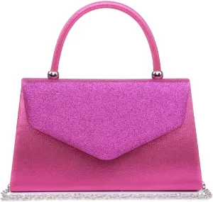 Dasein Women's Evening Bag Party Clutches Wedding Purses Cocktail Prom Handbags with Frosted Glittering
