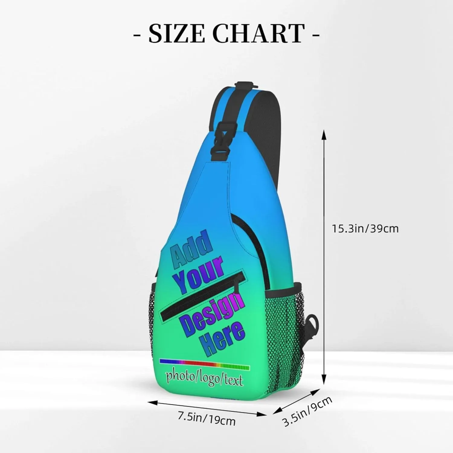 Daypack Personalized Sling Bag Crossbody Bags Customized Chest Bag Backpack Add Your Own Logo Photo Name Sports Outdoor