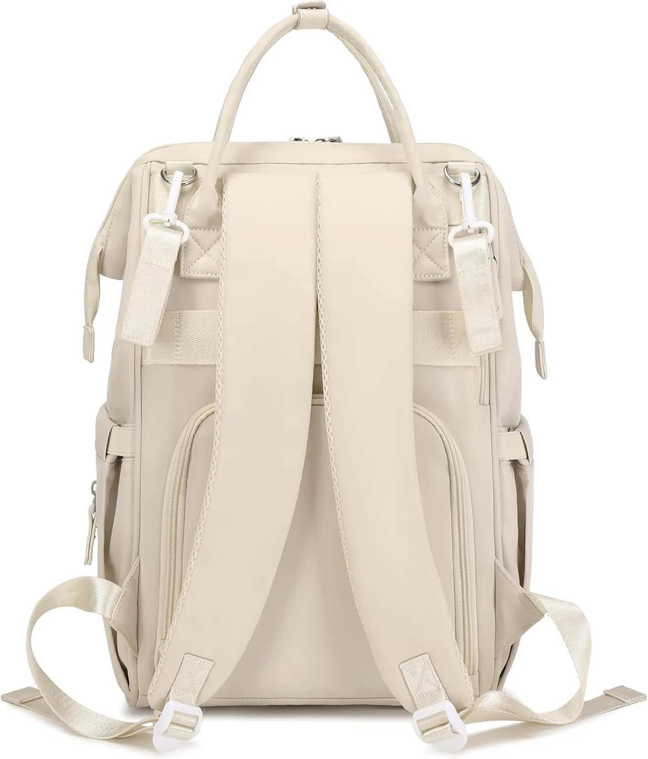 Diaper Bag Backpack, Large Capacity, Water-Resistant, Backpack and Messenger Bag Set Can be Combined Disassembled (Beige)
